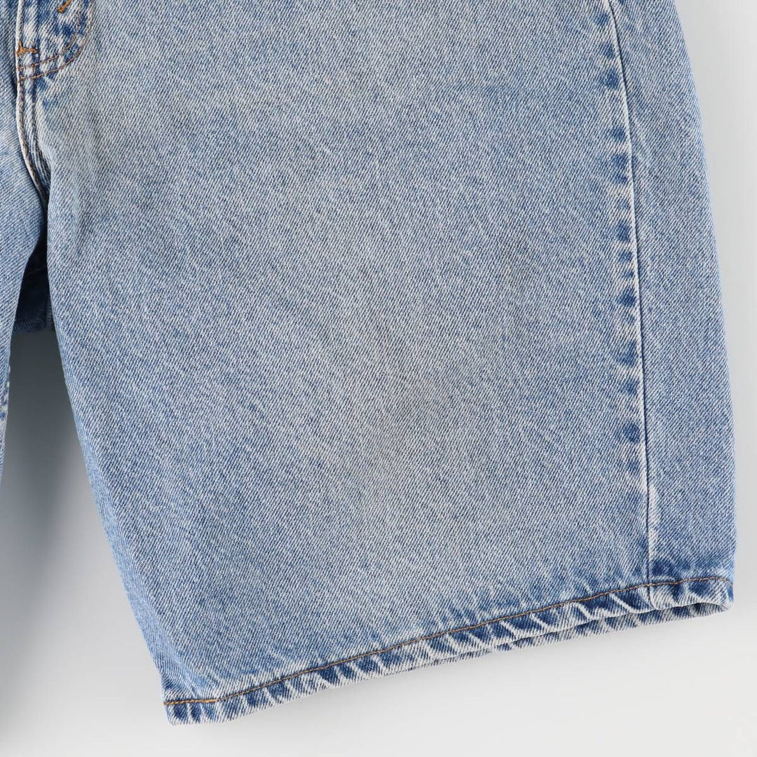 90'S Vintage Levi's 550 Relaxed Fit Denim Shorts with Orange Tab, Men's Size 36 cotton blue type Vintage Second Hand