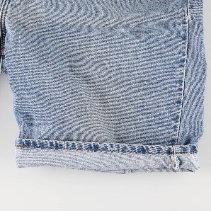 90'S Vintage Levi's 550 Relaxed Fit Denim Shorts with Orange Tab, Men's Size 36 cotton blue type Vintage Second Hand