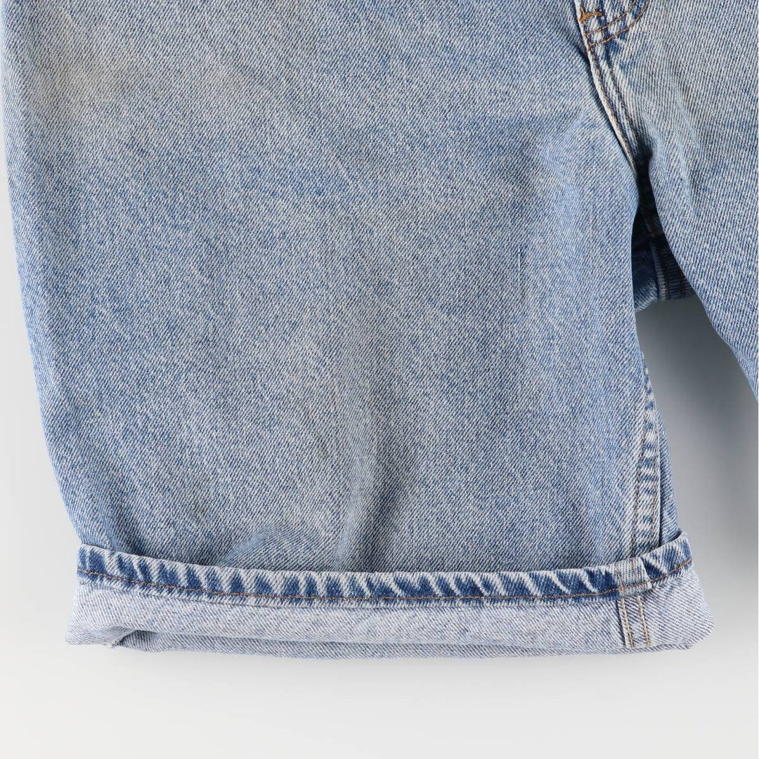 90'S Vintage Levi's 550 Relaxed Fit Denim Shorts with Orange Tab, Men's Size 36 cotton blue type Vintage Second Hand