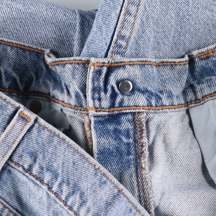 90'S Levi's 550 Relaxed Fit Orange Tab Denim Shorts, Half Pants, Jorts, Men's, W32, Vintage cotton blue type Vintage Second Hand