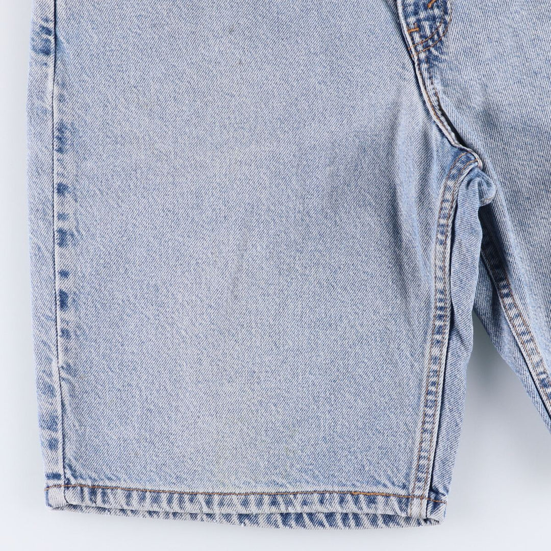 90'S Levi's 550 Relaxed Fit Orange Tab Denim Shorts, Half Pants, Jorts, Men's, W32, Vintage cotton blue type Vintage Second Hand