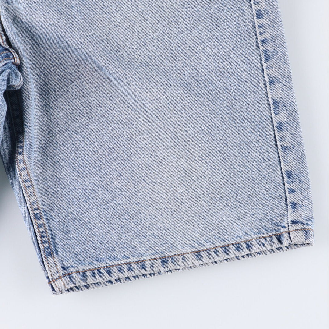 90'S Levi's 550 Relaxed Fit Orange Tab Denim Shorts, Half Pants, Jorts, Men's, W32, Vintage cotton blue type Vintage Second Hand