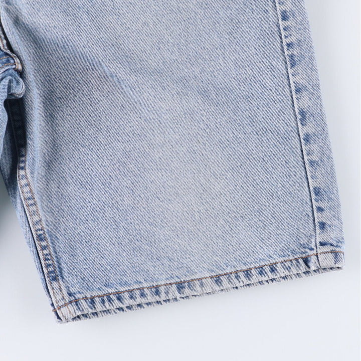 90'S Levi's 550 Relaxed Fit Orange Tab Denim Shorts, Half Pants, Jorts, Men's, W32, Vintage cotton blue type Vintage Second Hand