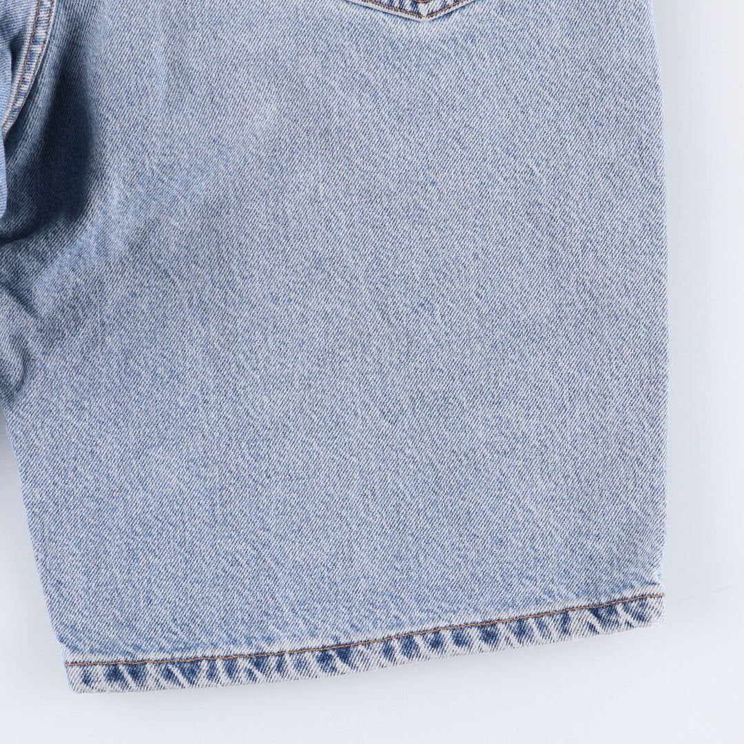 90'S Levi's 550 Relaxed Fit Orange Tab Denim Shorts, Half Pants, Jorts, Men's, W32, Vintage cotton blue type Vintage Second Hand