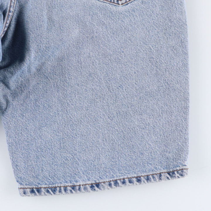 90'S Levi's 550 Relaxed Fit Orange Tab Denim Shorts, Half Pants, Jorts, Men's, W32, Vintage cotton blue type Vintage Second Hand