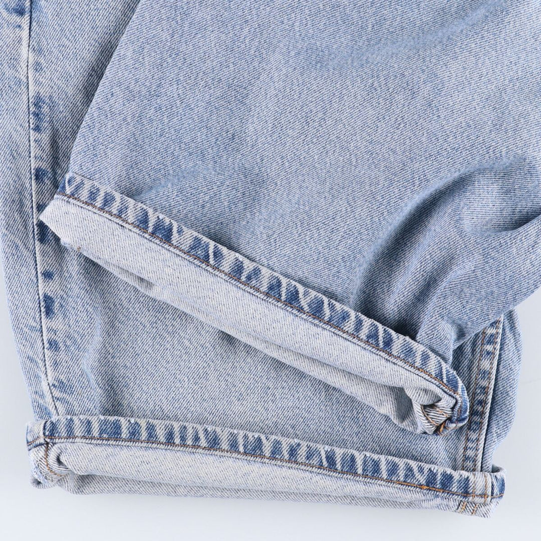 90'S Levi's 550 Relaxed Fit Orange Tab Denim Shorts, Half Pants, Jorts, Men's, W32, Vintage cotton blue type Vintage Second Hand
