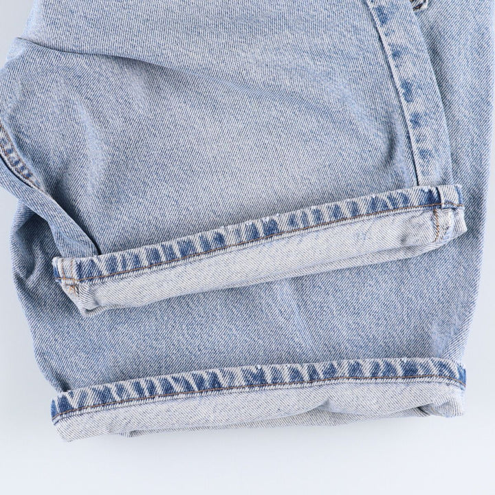 90'S Levi's 550 Relaxed Fit Orange Tab Denim Shorts, Half Pants, Jorts, Men's, W32, Vintage cotton blue type Vintage Second Hand