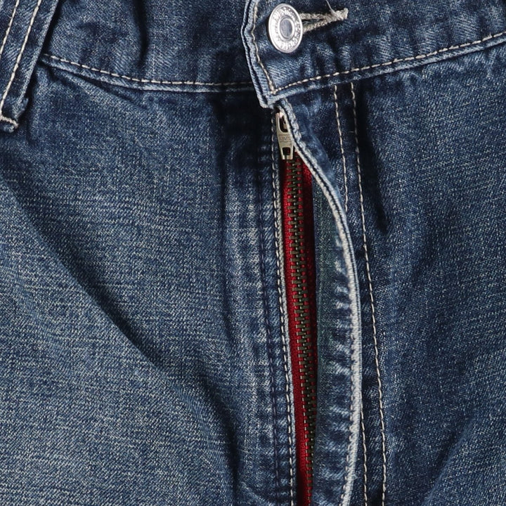 Levi's WORKER denim shorts, half pants, jorts, men's size w34 cotton blue type Vintage Second Hand