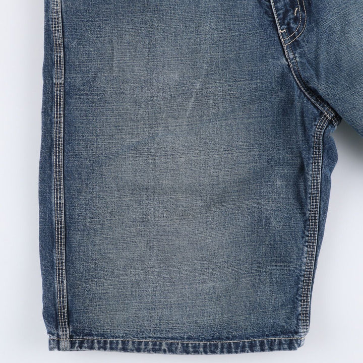 Levi's WORKER denim shorts, half pants, jorts, men's size w34 cotton blue type Vintage Second Hand