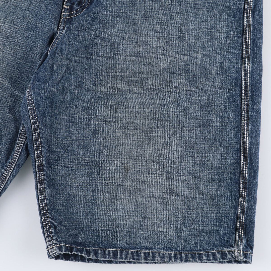 Levi's WORKER denim shorts, half pants, jorts, men's size w34 cotton blue type Vintage Second Hand
