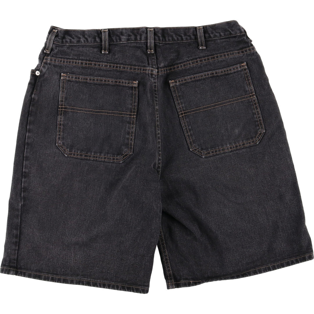 Faded Glory Black Denim Shorts Shorts Made in USA Men's W37 cotton black type Vintage Second Hand