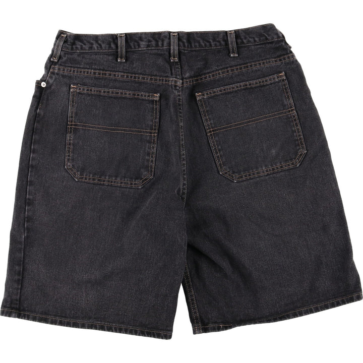 Faded Glory Black Denim Shorts Shorts Made in USA Men's W37 cotton black type Vintage Second Hand