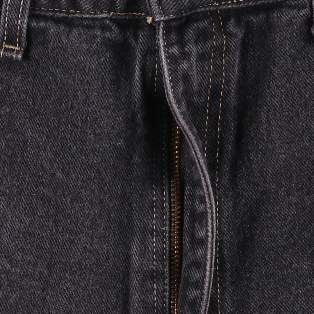 Faded Glory Black Denim Shorts Shorts Made in USA Men's W37 cotton black type Vintage Second Hand