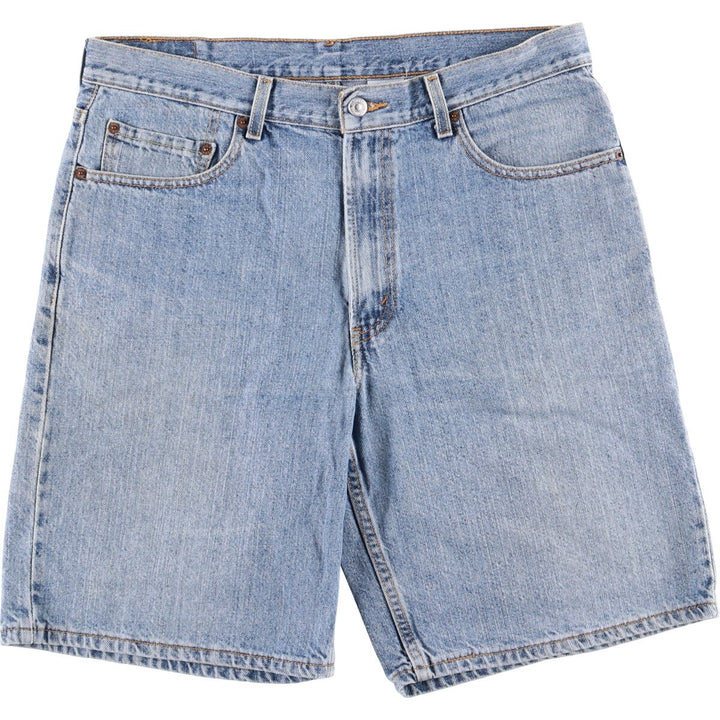 Levi's 550 Relaxed Fit Denim Shorts, Half Pants, Jorts, Men's, W35 equivalent cotton blue type Vintage Second Hand