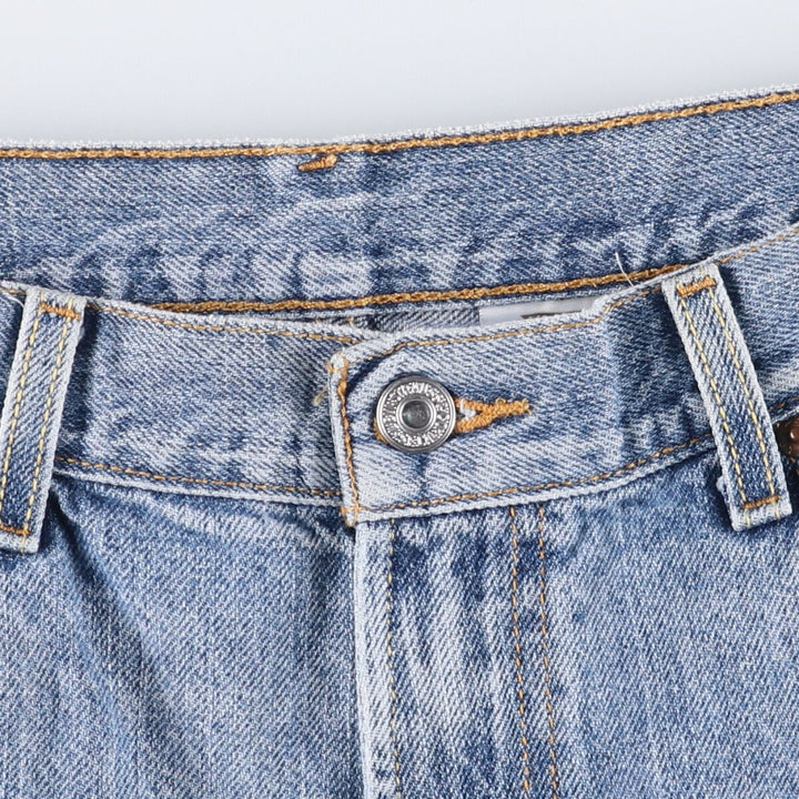 Levi's 550 Relaxed Fit Denim Shorts, Half Pants, Jorts, Men's, W35 equivalent cotton blue type Vintage Second Hand