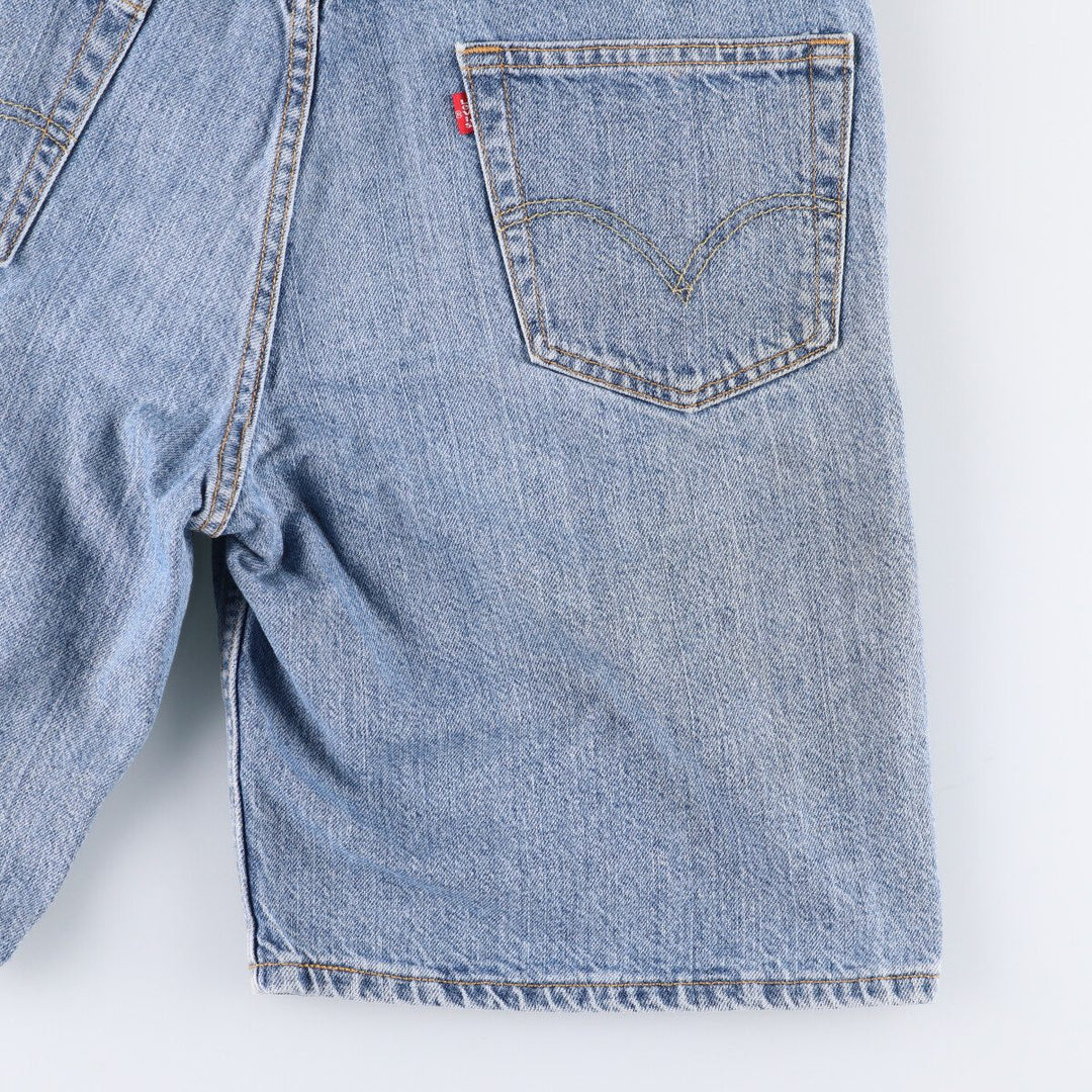 Levi's 550 Relaxed Fit Denim Shorts, Half Pants, Jorts, Men's, W35 equivalent cotton blue type Vintage Second Hand
