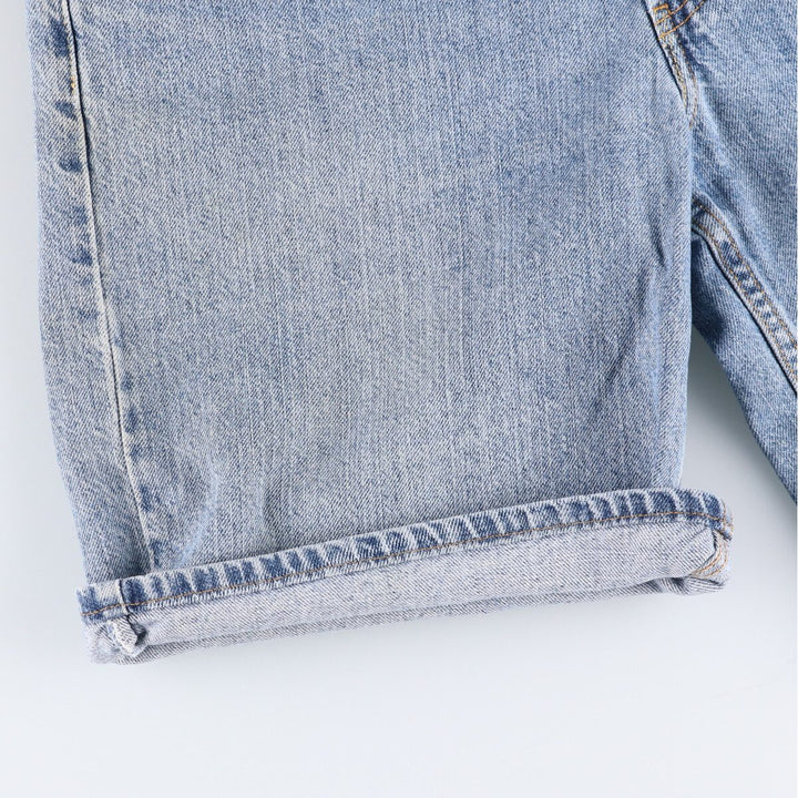 Levi's 550 Relaxed Fit Denim Shorts, Half Pants, Jorts, Men's, W35 equivalent cotton blue type Vintage Second Hand