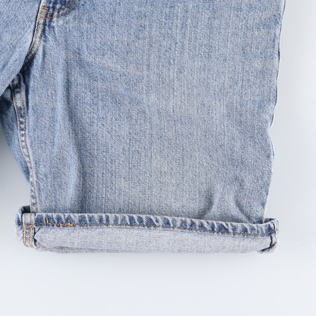 Levi's 550 Relaxed Fit Denim Shorts, Half Pants, Jorts, Men's, W35 equivalent cotton blue type Vintage Second Hand