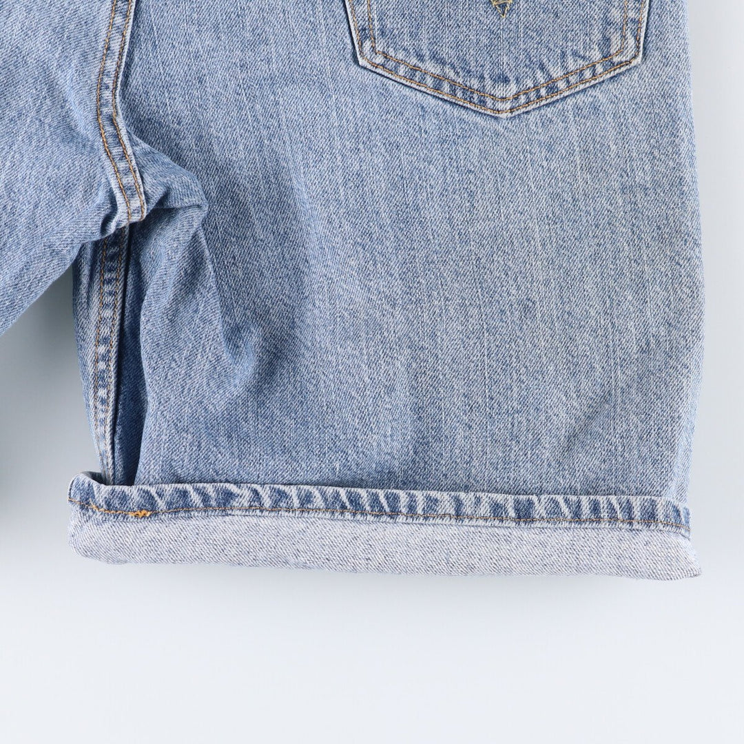Levi's 550 Relaxed Fit Denim Shorts, Half Pants, Jorts, Men's, W35 equivalent cotton blue type Vintage Second Hand