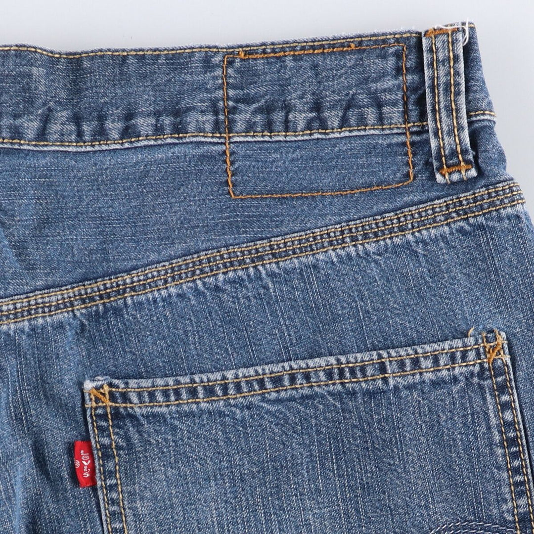 Levi's CARPENTER denim painter shorts, half pants, men's w34 equivalent cotton blue type Vintage Second Hand
