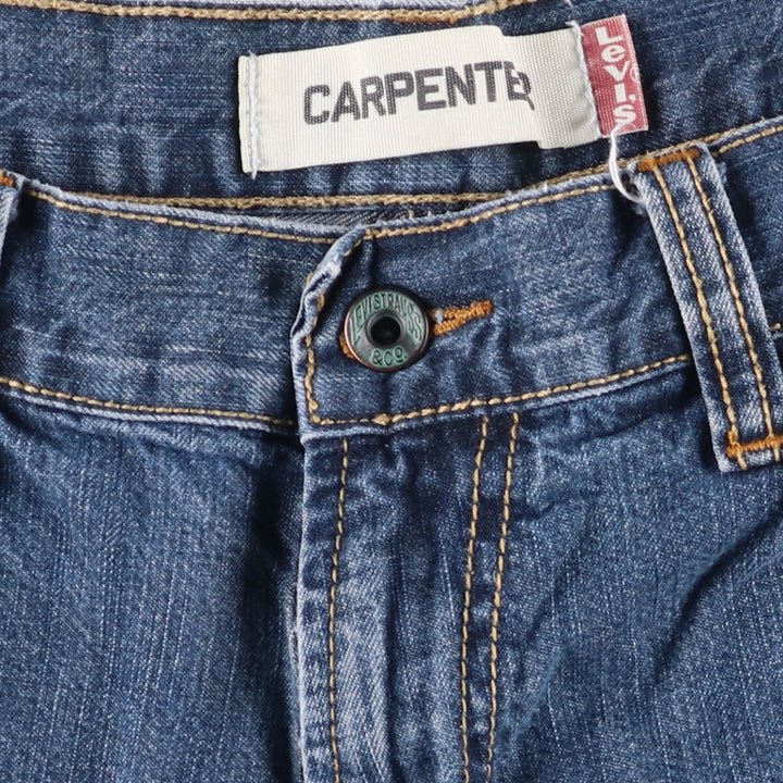 Levi's CARPENTER denim painter shorts, half pants, men's w34 equivalent cotton blue type Vintage Second Hand