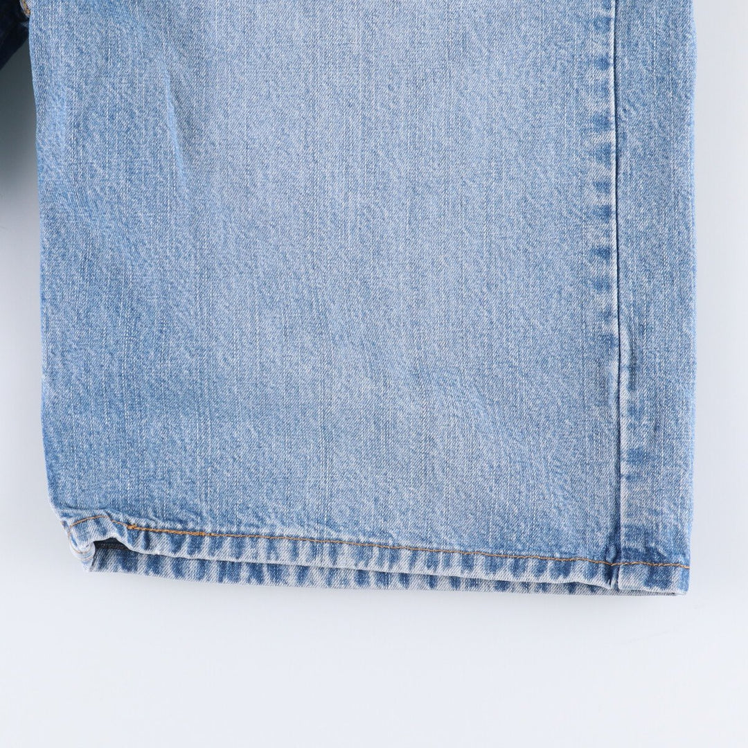 Levi's 569 LOOSE denim shorts, half pants, jorts, men's size w31 cotton blue type Vintage Second Hand