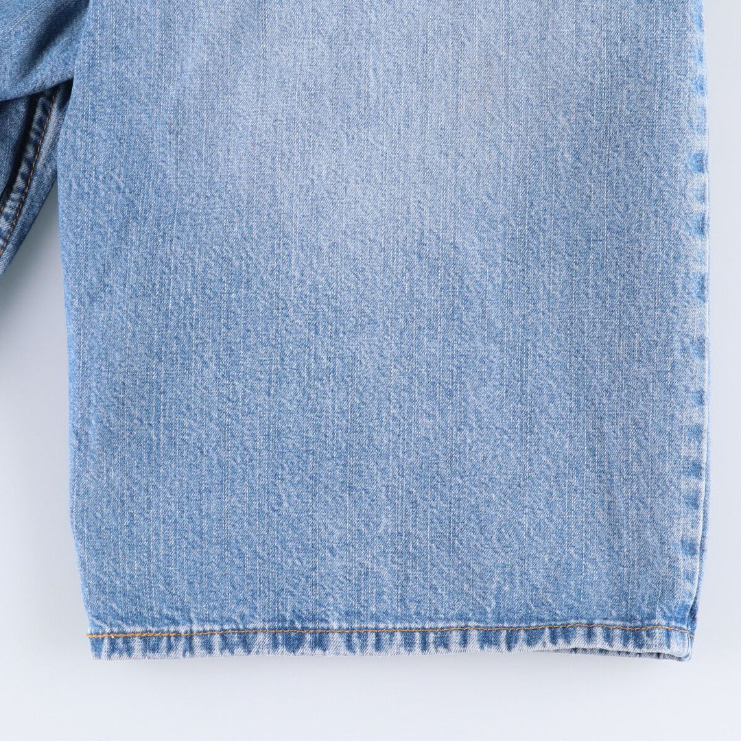 Levi's 569 LOOSE denim shorts, half pants, jorts, men's size w31 cotton blue type Vintage Second Hand
