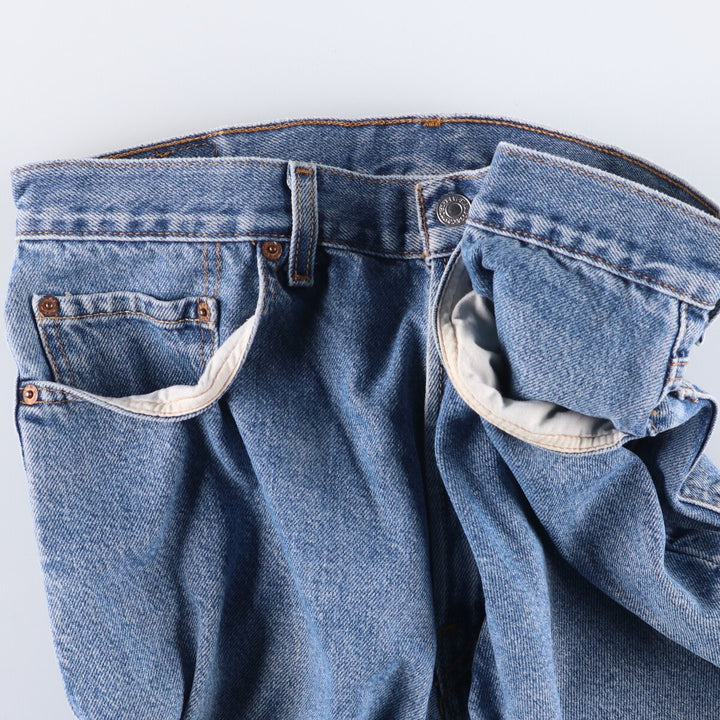 Levi's 550 Relaxed Fit Denim Shorts, Men's Size W34 cotton blue type Vintage Second Hand