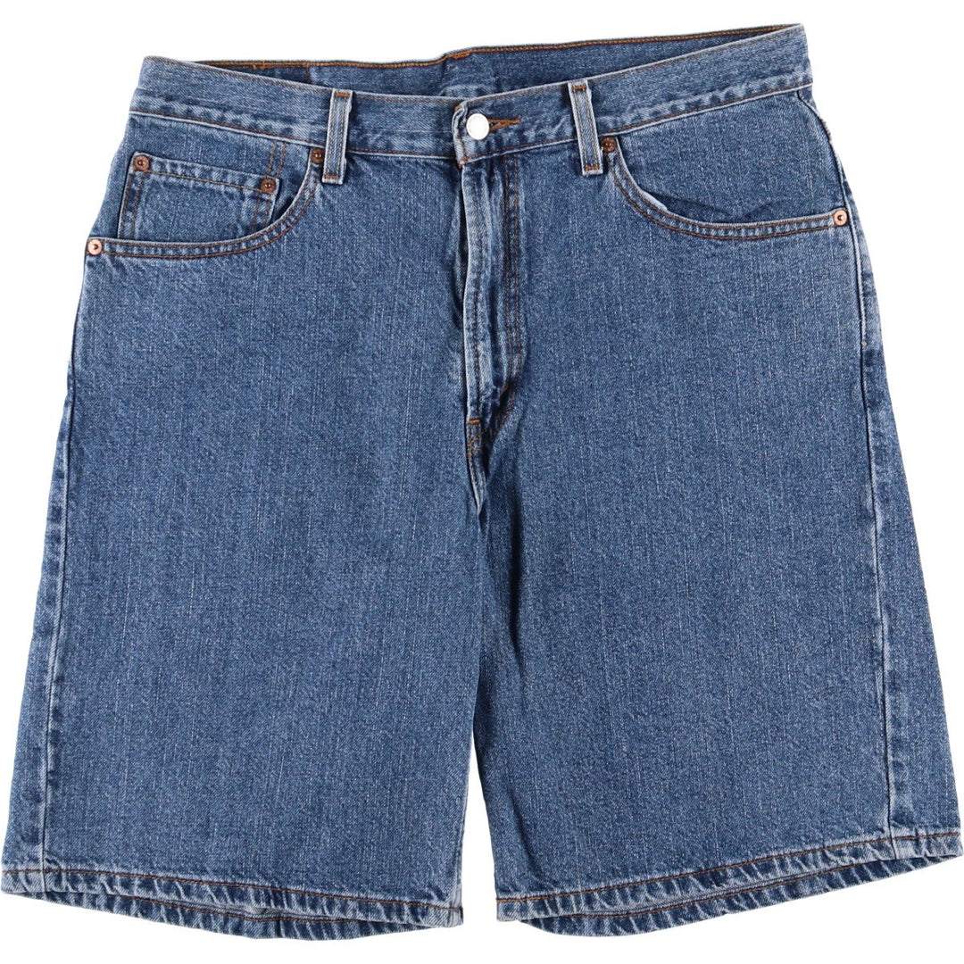 Levi's 550 Relaxed Fit Denim Shorts, Half Pants, Jorts, Men's, W35 equivalent cotton blue type Vintage Second Hand