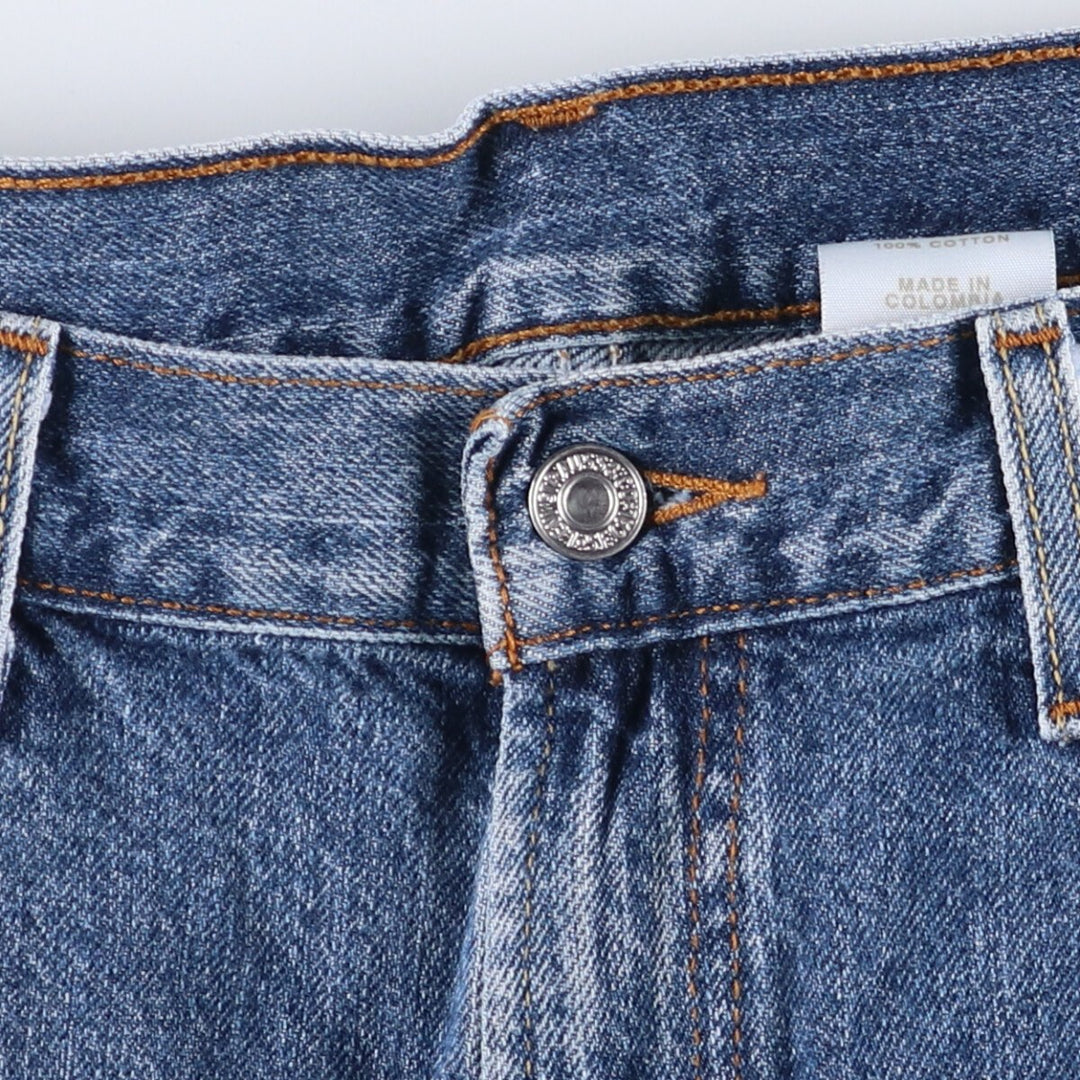 Levi's 550 Relaxed Fit Denim Shorts, Half Pants, Jorts, Men's, W35 equivalent cotton blue type Vintage Second Hand