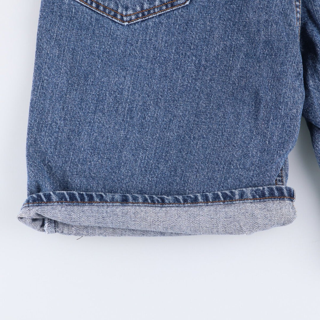 Levi's 550 Relaxed Fit Denim Shorts, Half Pants, Jorts, Men's, W35 equivalent cotton blue type Vintage Second Hand
