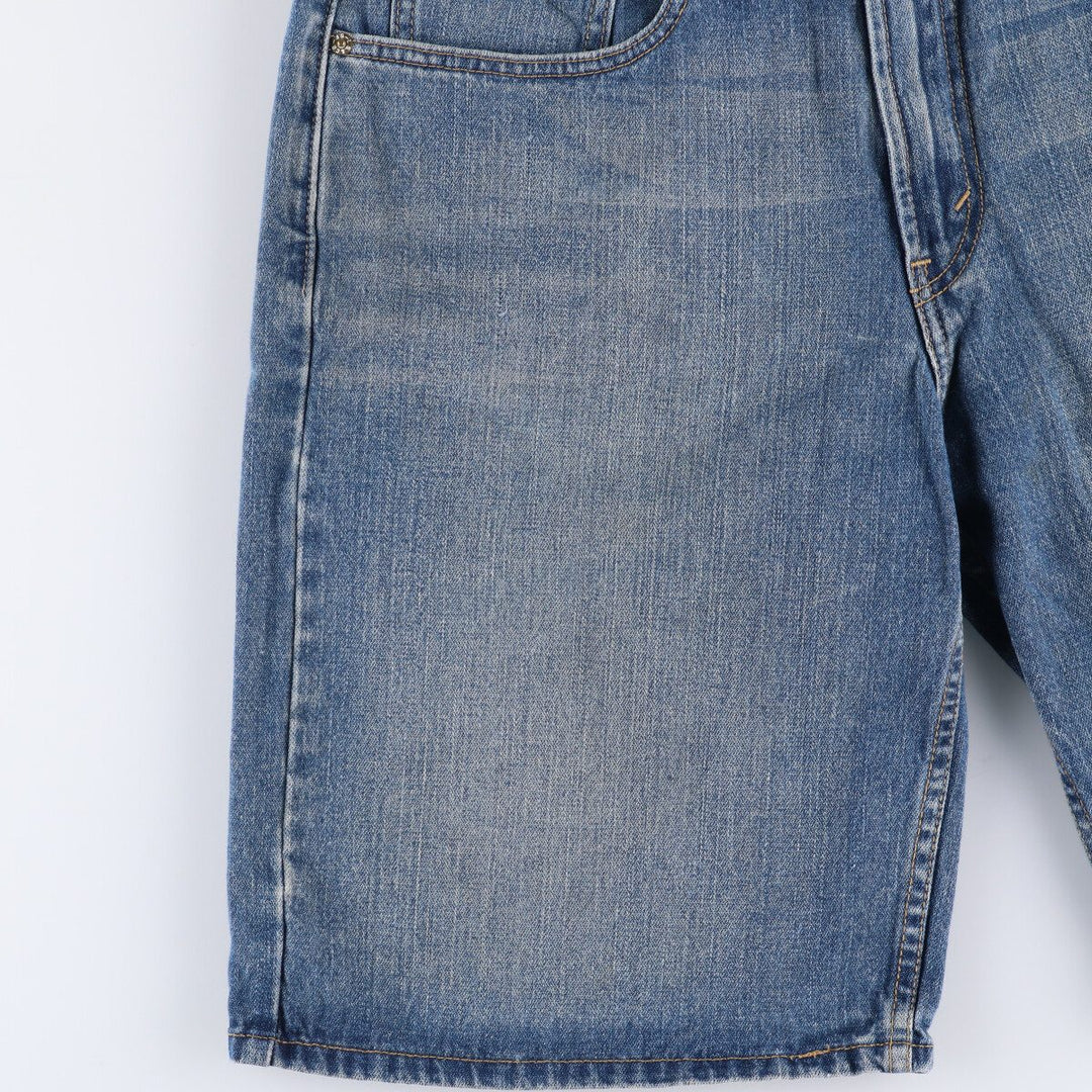 Levi's 569 LOOSE STRAIGHT denim shorts, half pants, jorts, men's w34 equivalent cotton blue type Vintage Second Hand