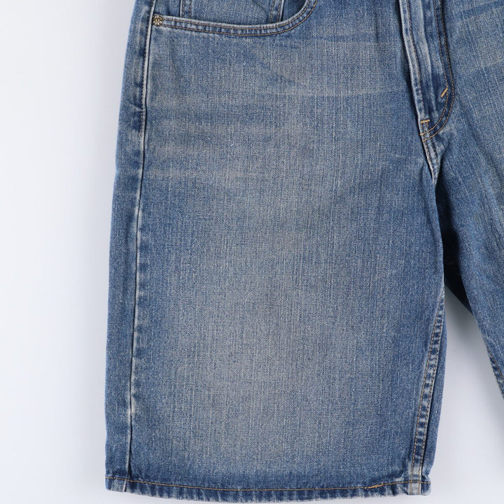 Levi's 569 LOOSE STRAIGHT denim shorts, half pants, jorts, men's w34 equivalent cotton blue type Vintage Second Hand