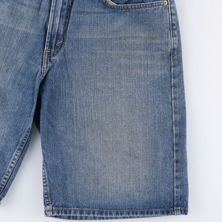 Levi's 569 LOOSE STRAIGHT denim shorts, half pants, jorts, men's w34 equivalent cotton blue type Vintage Second Hand
