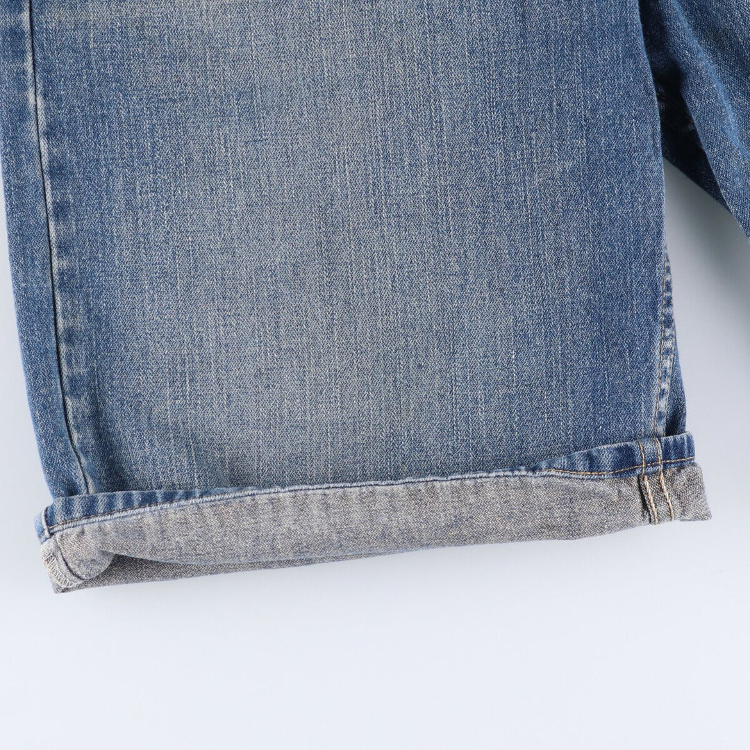 Levi's 569 LOOSE STRAIGHT denim shorts, half pants, jorts, men's w34 equivalent cotton blue type Vintage Second Hand