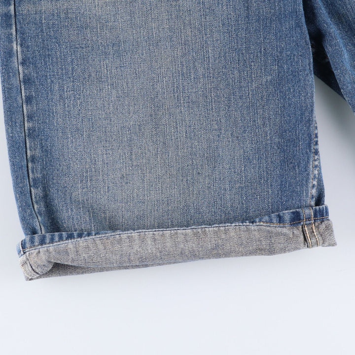 Levi's 569 LOOSE STRAIGHT denim shorts, half pants, jorts, men's w34 equivalent cotton blue type Vintage Second Hand