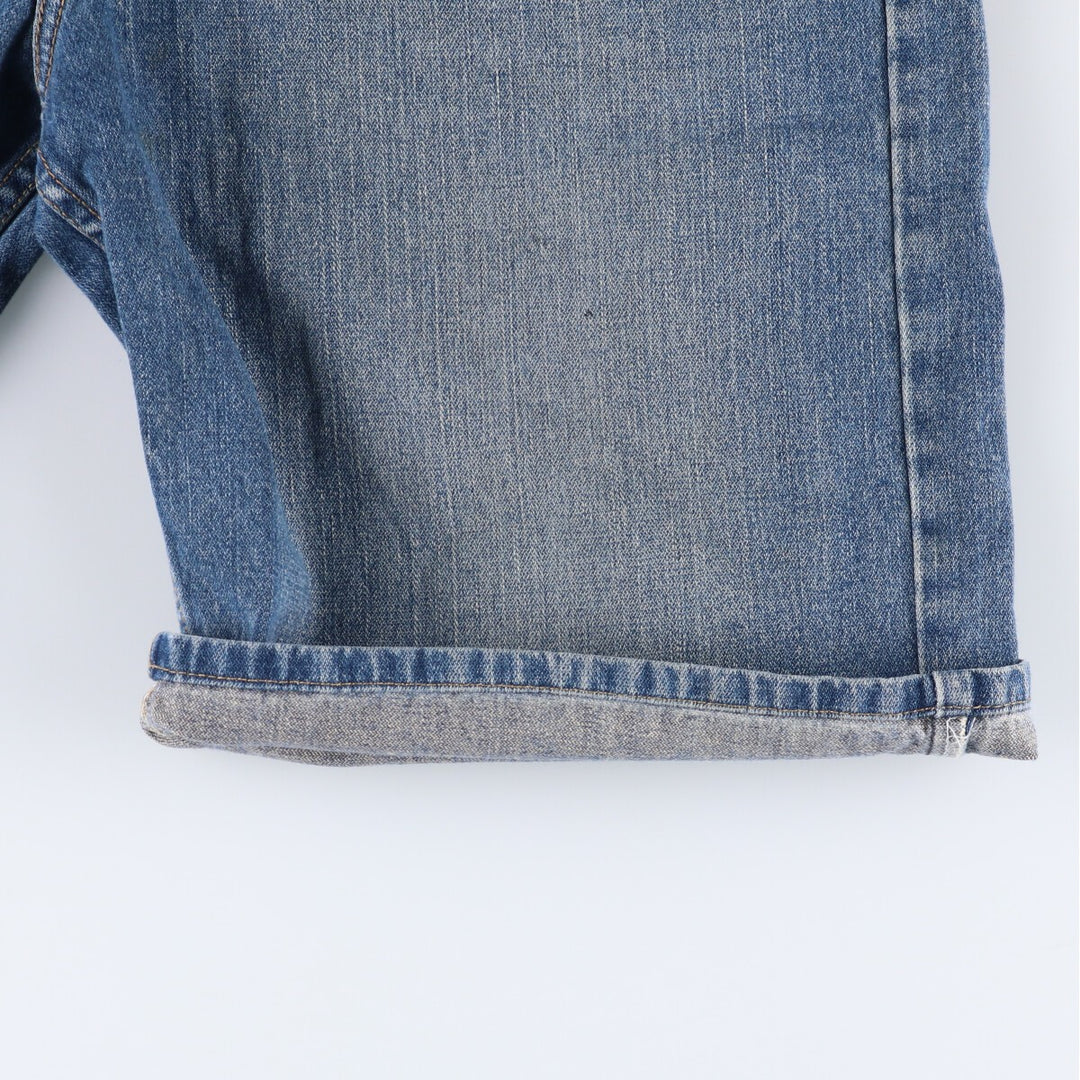 Levi's 569 LOOSE STRAIGHT denim shorts, half pants, jorts, men's w34 equivalent cotton blue type Vintage Second Hand
