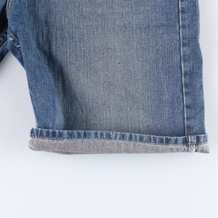 Levi's 569 LOOSE STRAIGHT denim shorts, half pants, jorts, men's w34 equivalent cotton blue type Vintage Second Hand