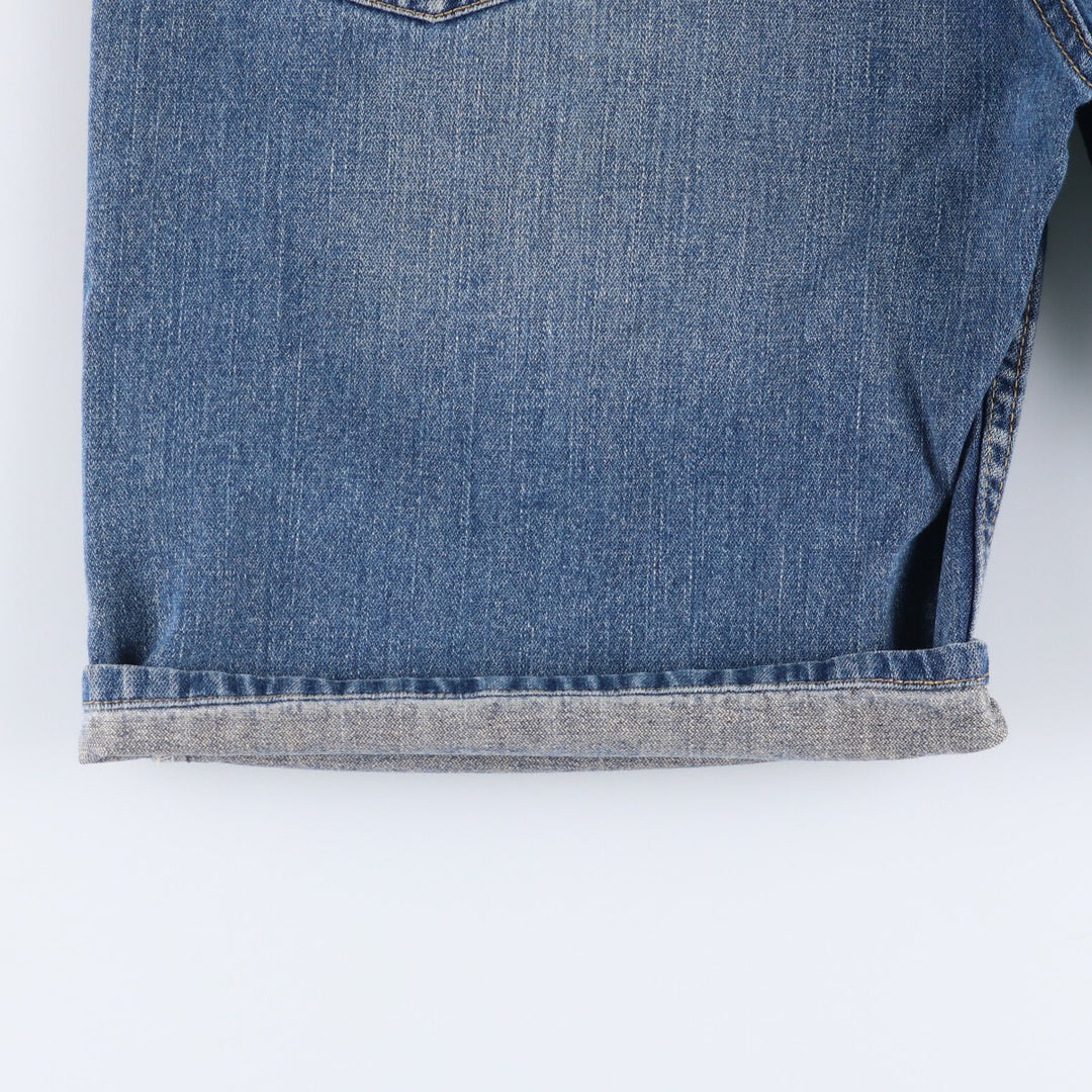 Levi's 569 LOOSE STRAIGHT denim shorts, half pants, jorts, men's w34 equivalent cotton blue type Vintage Second Hand