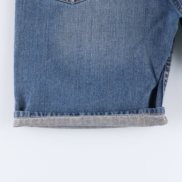 Levi's 569 LOOSE STRAIGHT denim shorts, half pants, jorts, men's w34 equivalent cotton blue type Vintage Second Hand