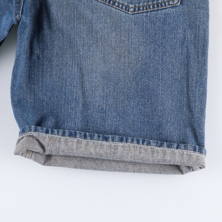 Levi's 569 LOOSE STRAIGHT denim shorts, half pants, jorts, men's w34 equivalent cotton blue type Vintage Second Hand