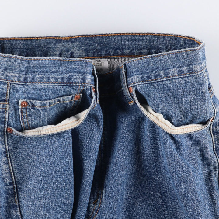 Levi's 550 Relaxed Fit Denim Shorts, Half Pants, Jorts, Men's, W36 equivalent cotton blue type Vintage Second Hand