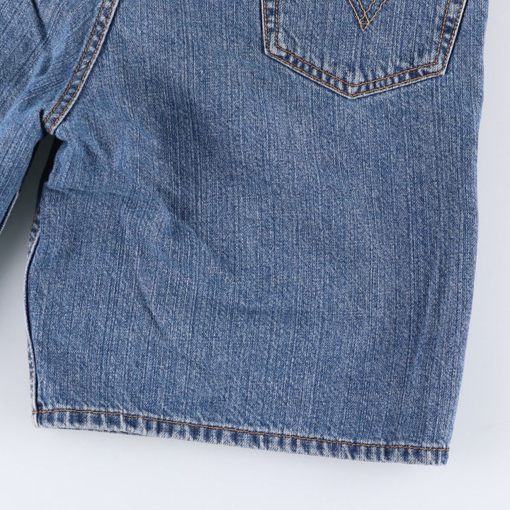 Levi's 550 Relaxed Fit Denim Shorts, Half Pants, Jorts, Men's, W36 equivalent cotton blue type Vintage Second Hand