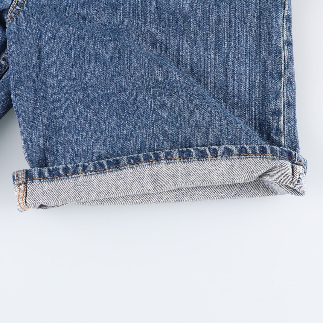 Levi's 550 Relaxed Fit Denim Shorts, Half Pants, Jorts, Men's, W36 equivalent cotton blue type Vintage Second Hand