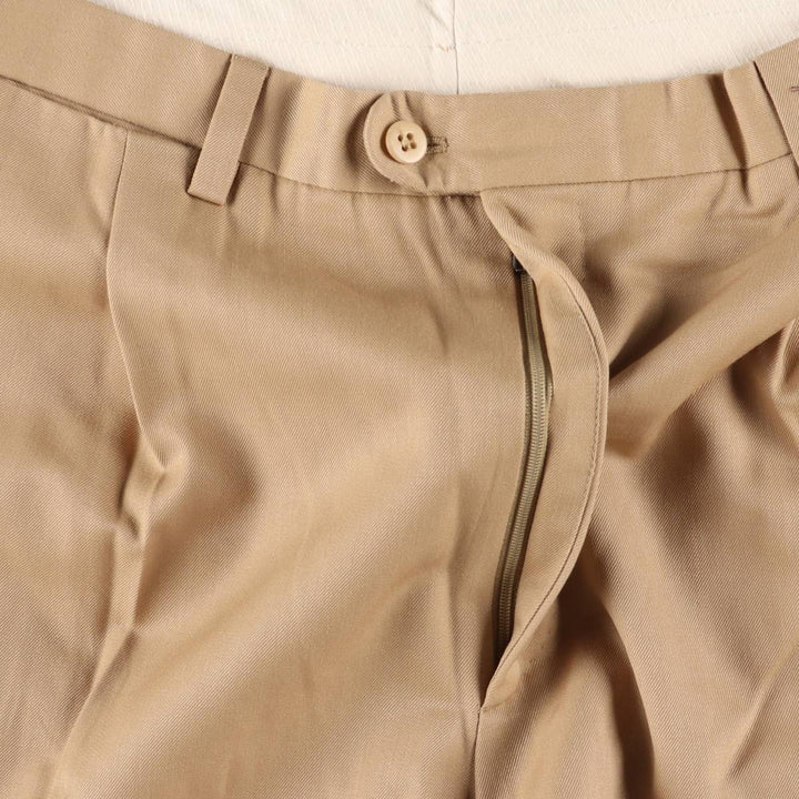 Burberry's BURBERRY LONDON One-tuck wool pants slacks for men, equivalent to w34 wool Beige type Vintage Second Hand