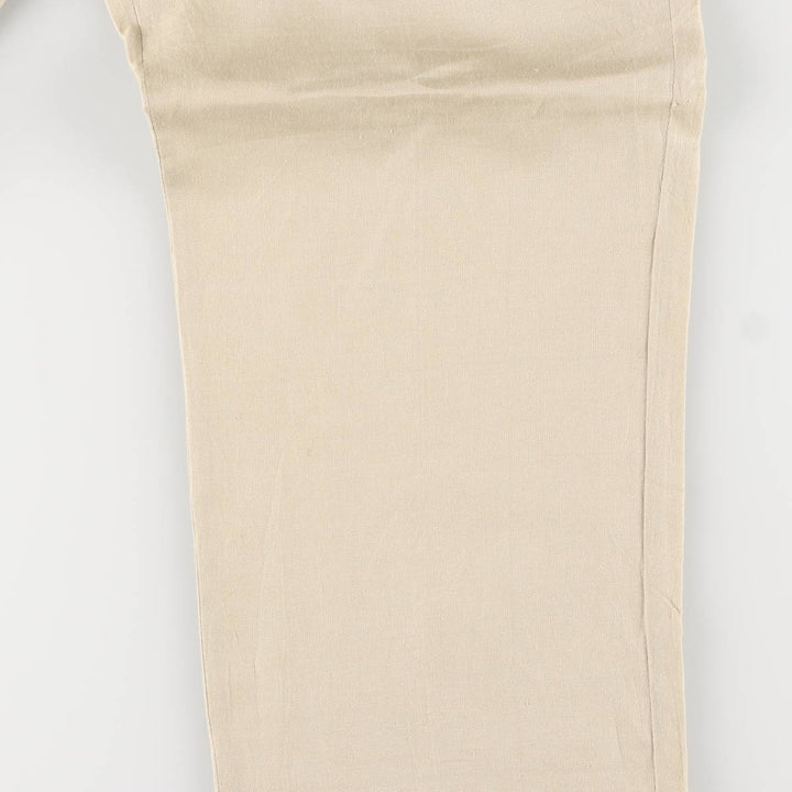 2000s~ Calvin Klein linen pants slacks men's size W35 linen Beige type Vintage Second Hand