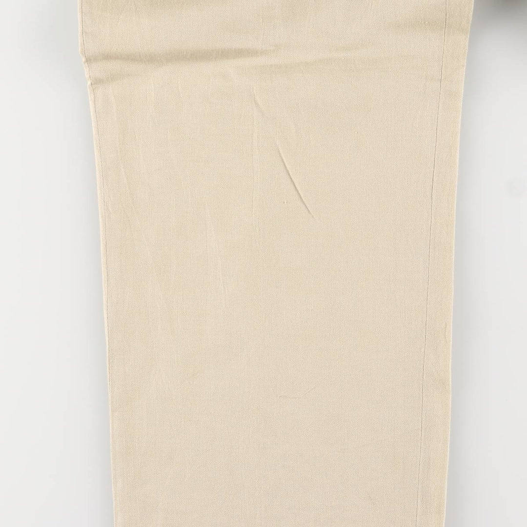 2000s~ Calvin Klein linen pants slacks men's size W35 linen Beige type Vintage Second Hand