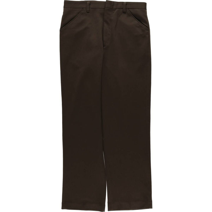 90'S Vintage Men's Slacks, Size W34 unclear brown type Vintage Second Hand