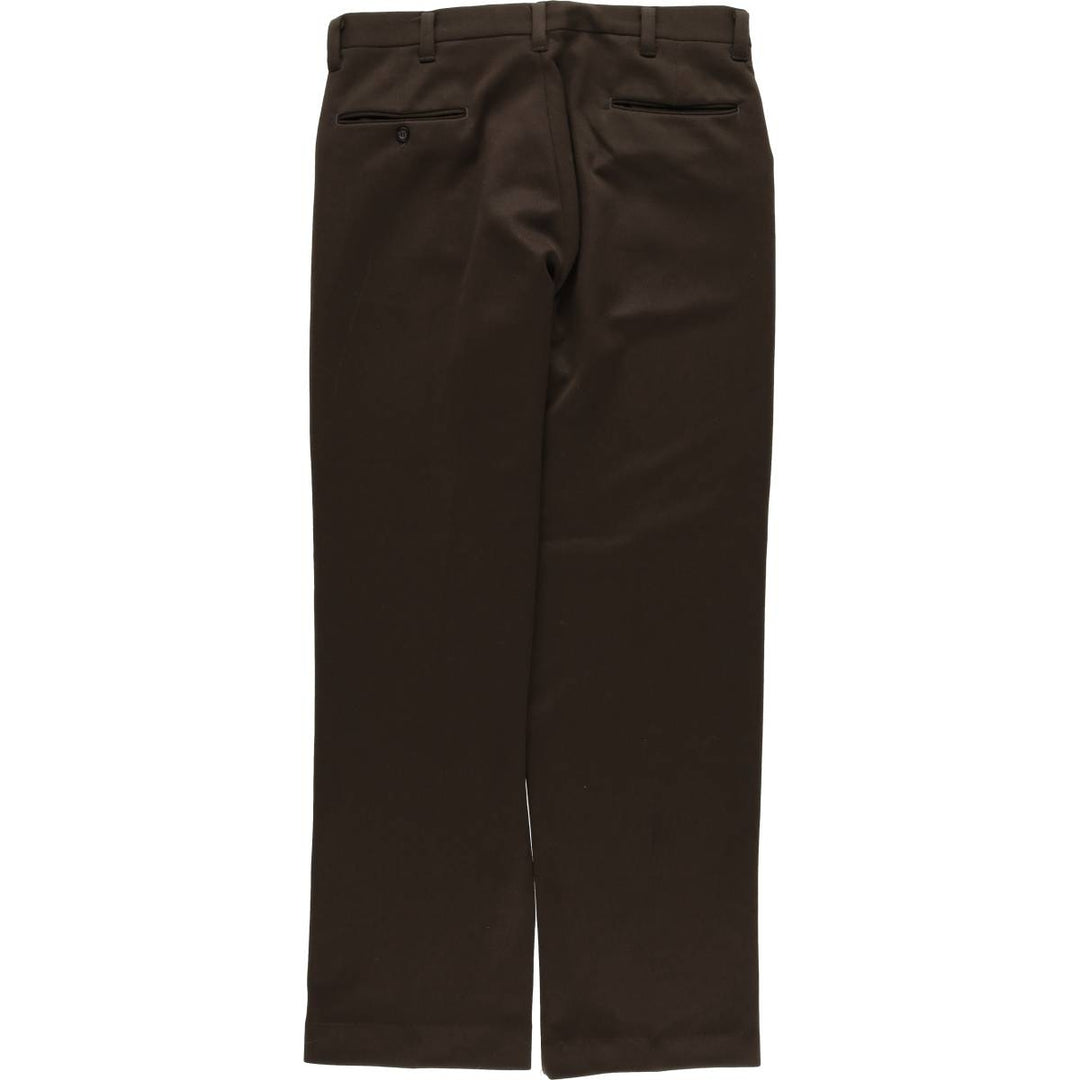 90'S Vintage Men's Slacks, Size W34 unclear brown type Vintage Second Hand