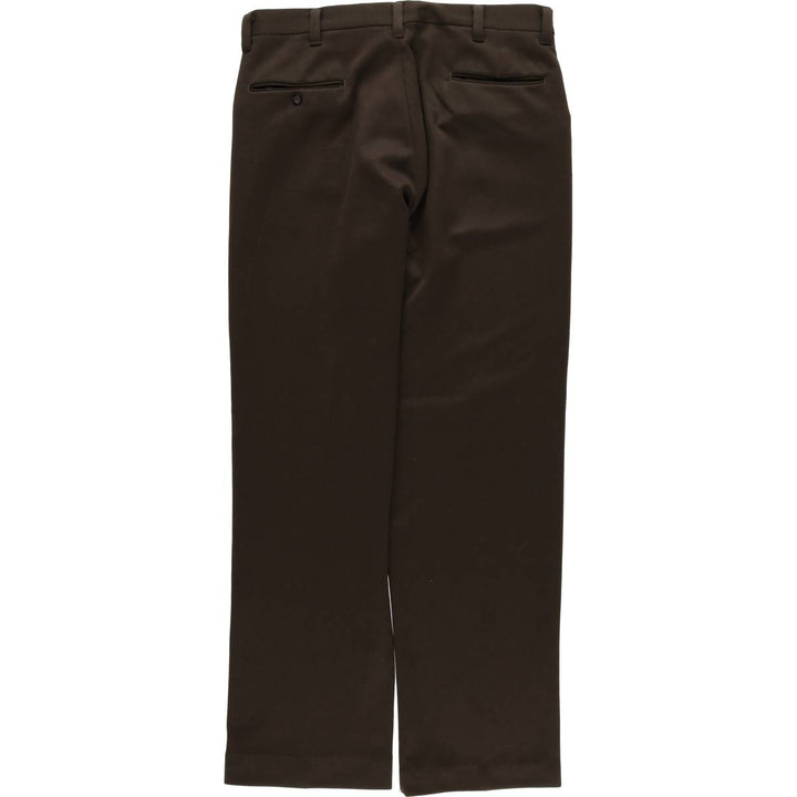 90'S Vintage Men's Slacks, Size W34 unclear brown type Vintage Second Hand